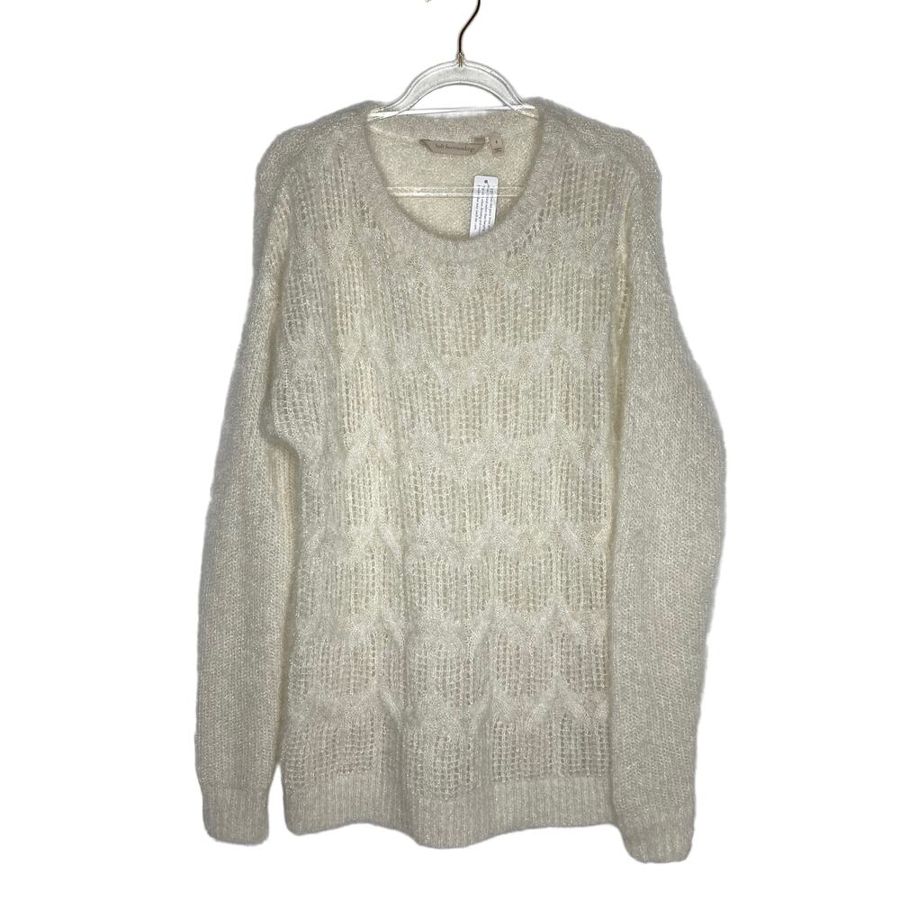 Soft Surroundings Womens Size Small Noemi Sparkly Metallic‎ Sweater Pullover